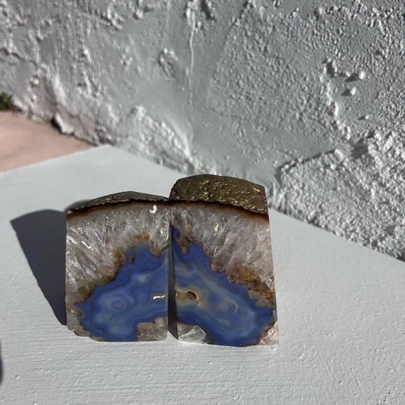 Natural Geode Bookends - Picture 2 of 5